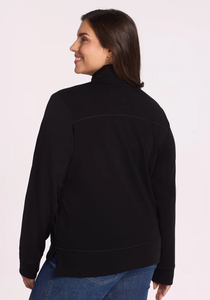 Annie 3 Button Pullover - Black - Image 12