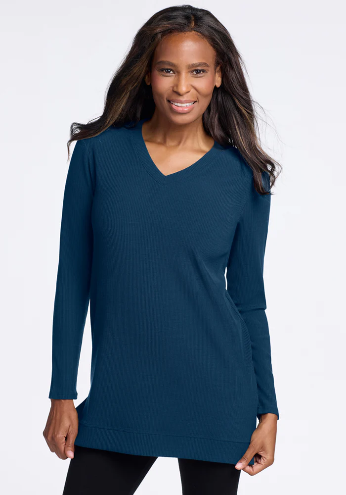 Evie Ribbed Tunic - Image 5