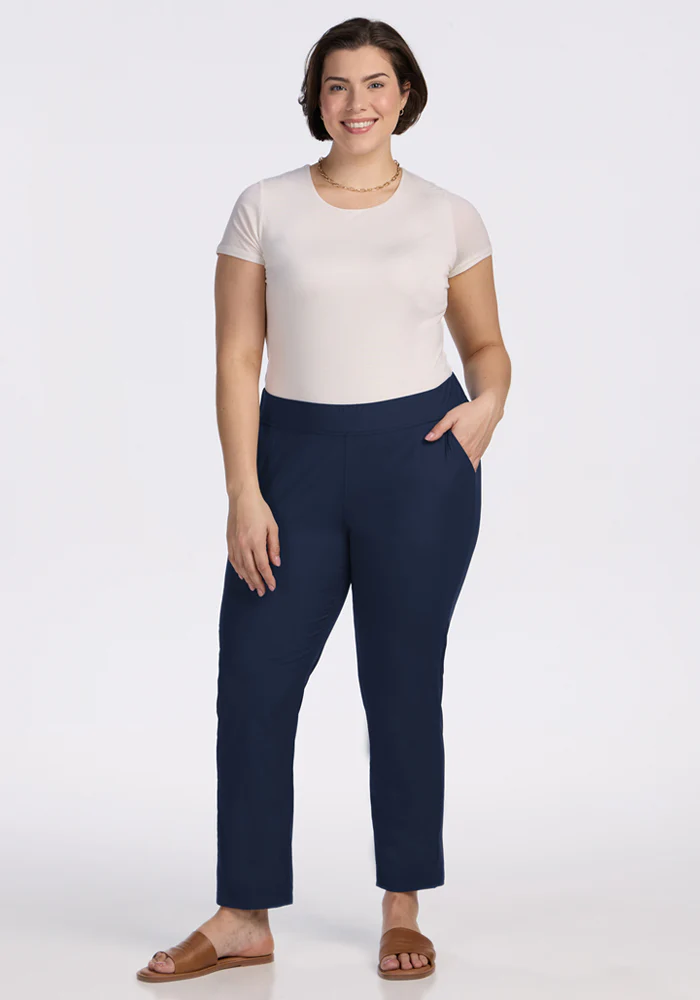Nicole Ankle Pants - Deep Navy - Image 11