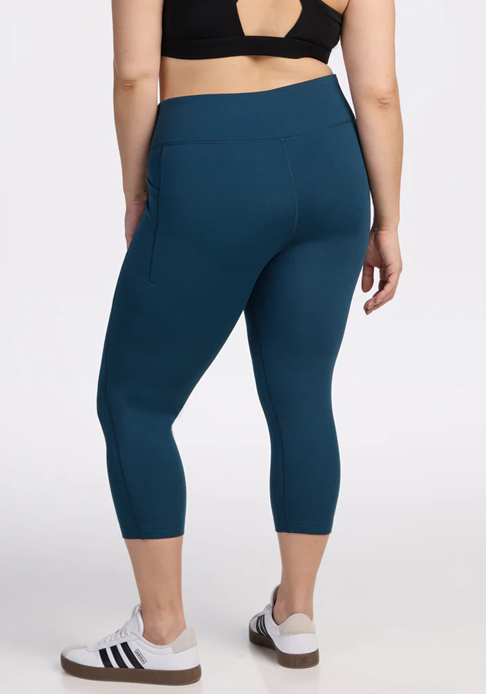 Merino Flex® McKenna Capris - Majolica Blue - Image 11