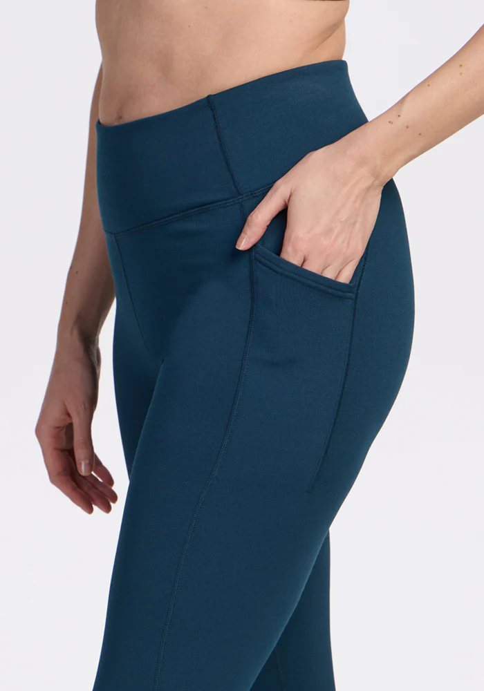 Merino Flex® McKenna Pocket Leggings - Majolica Blue - Image 2