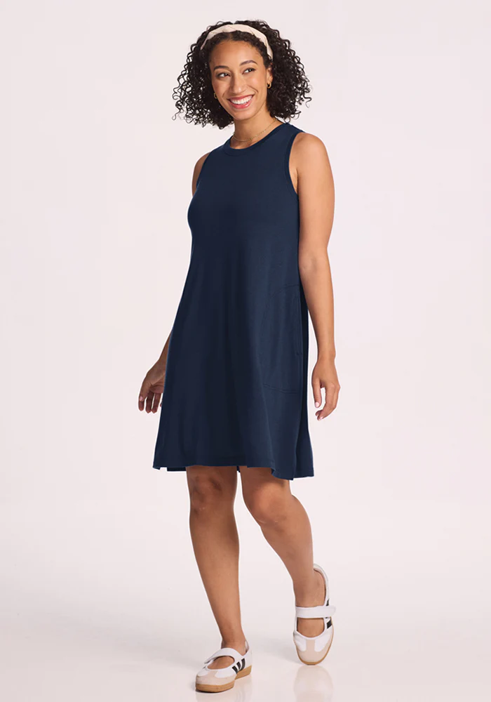 Clara Dress - Deep Navy - Image 5
