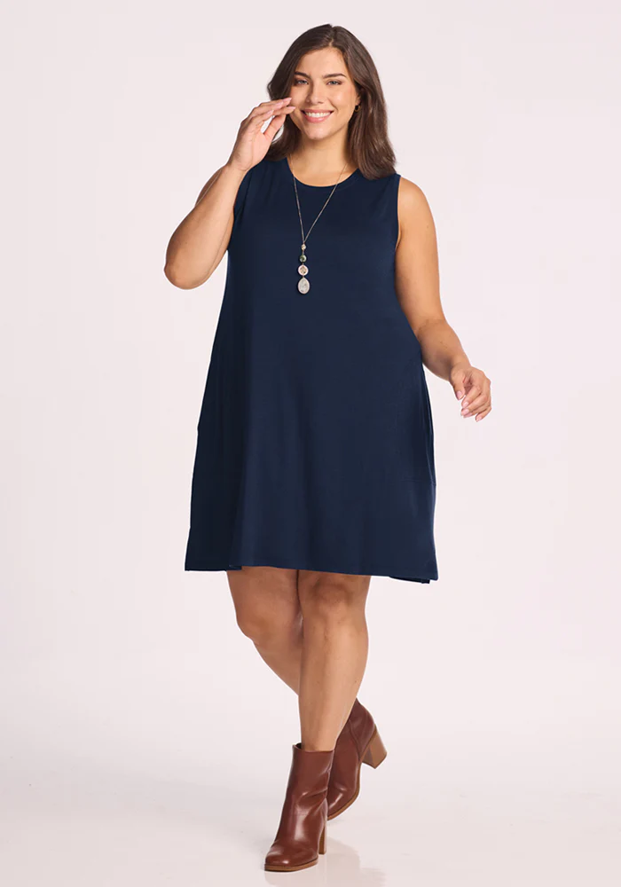 Clara Dress - Deep Navy - Image 7