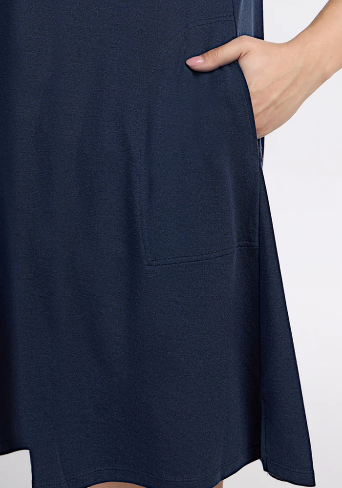 Rissa A Line Dress - Deep Navy - Image 10