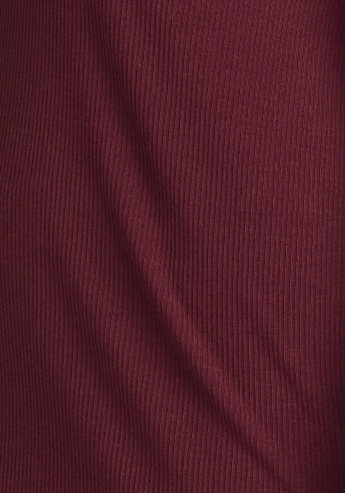 Caroline Ribbed Twirl Dress - Toasted Garnet - Image 14