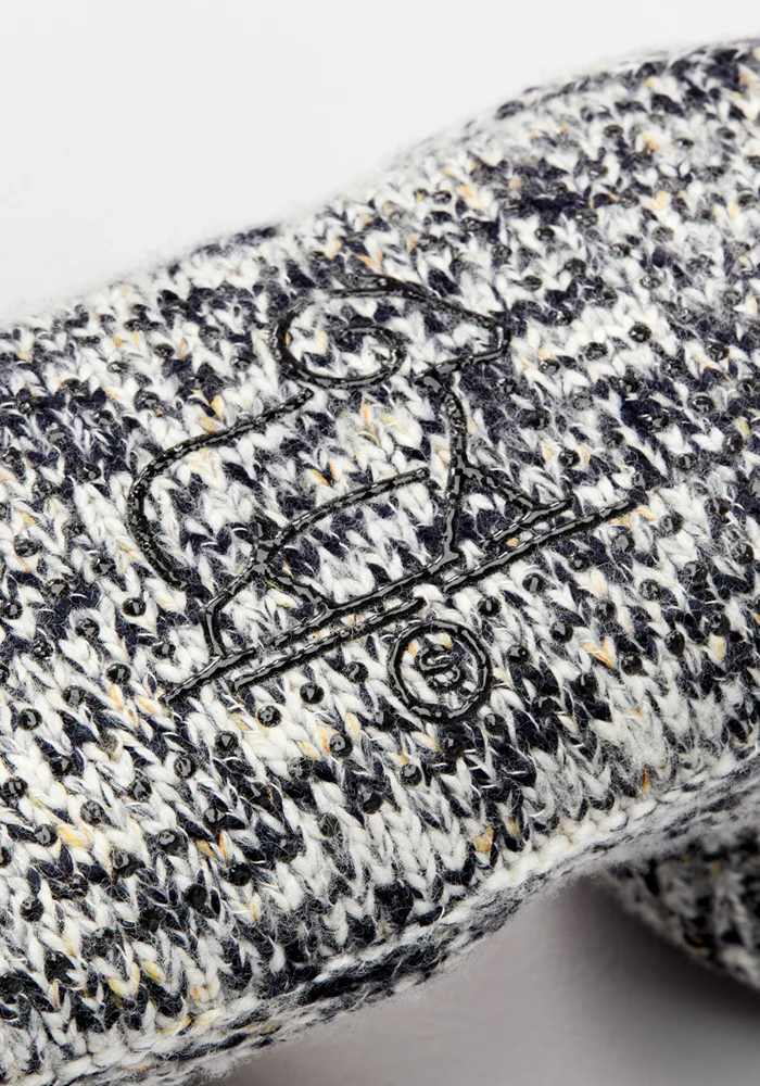 Women's Gripper Slipper Booties - Speckled Stone - Image 10