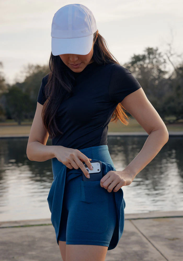 Sienna Skort - Majolica Blue - Image 15