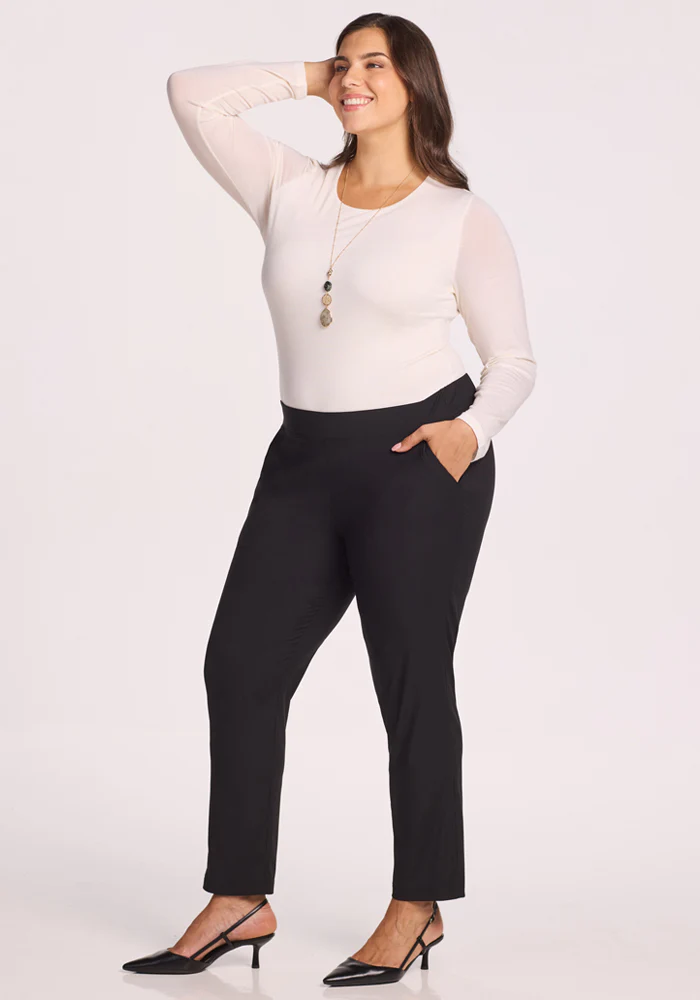 Nicole Ankle Pants - Black - Image 12